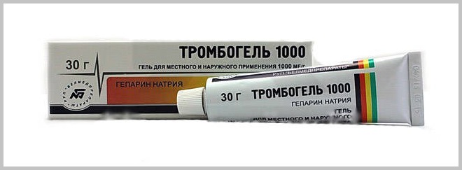 Тромбогель 1000 – антикоагулянт для наружного применения