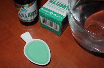 Применение Малавита в отоларингологии для полоскания горла