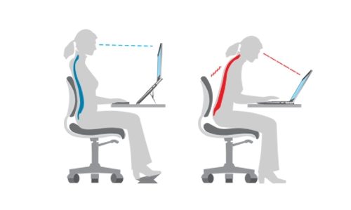 Как нужно правильно сидеть за рабочим столом?
