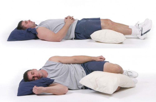 Подушка и правильные позы для сна при грыже позвоночника