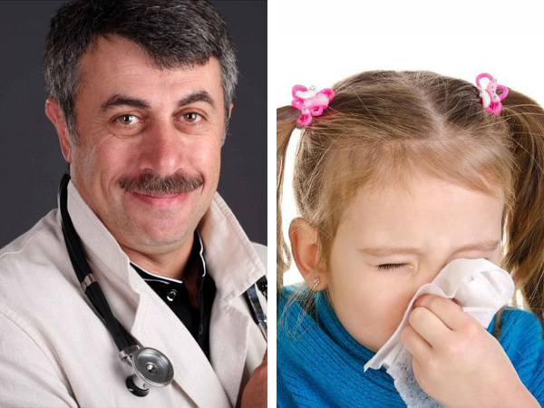 Комаровский о симптомах и лечении гайморита у детей